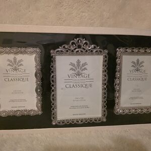 Silver Photo Frame Set
